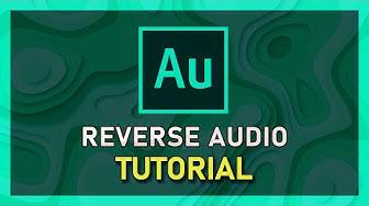 'Video thumbnail for Adobe Audition - How To Reverse audio'