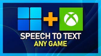 'Video thumbnail for How To Get Speech-To-Text for Any Windows Game'