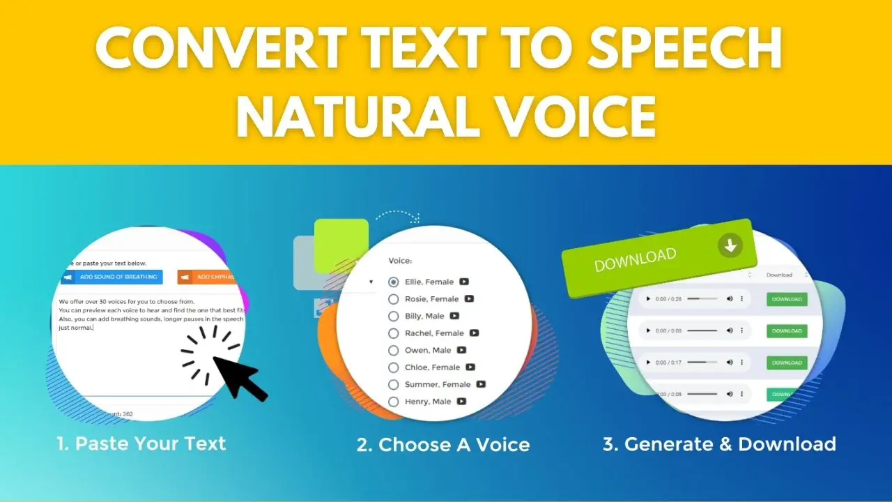 text to speech natural voice