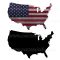 American Flag PNG – USA Map SVG Clipart